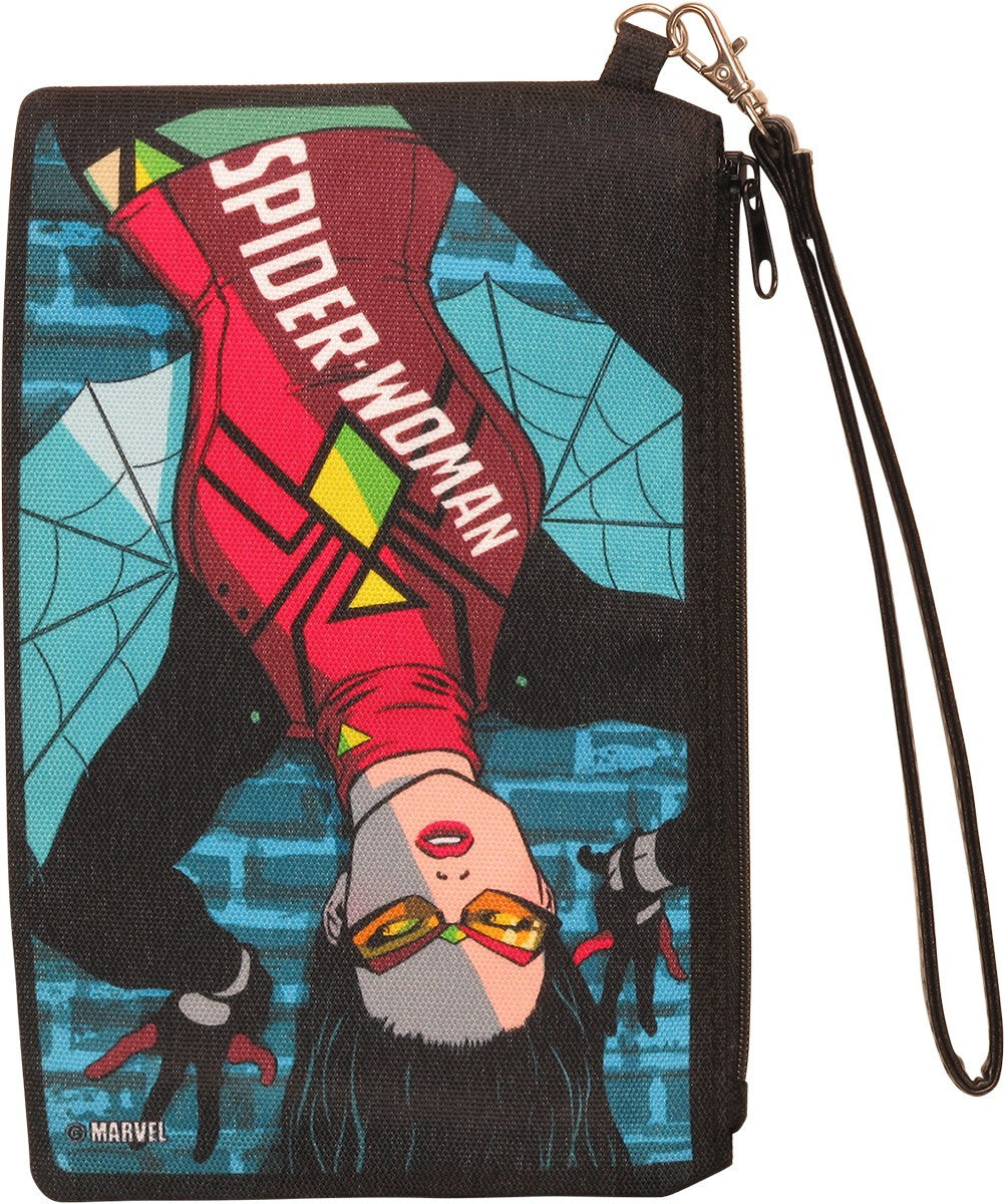 Spider-Woman Wall Hang Large Wristlet Wallet