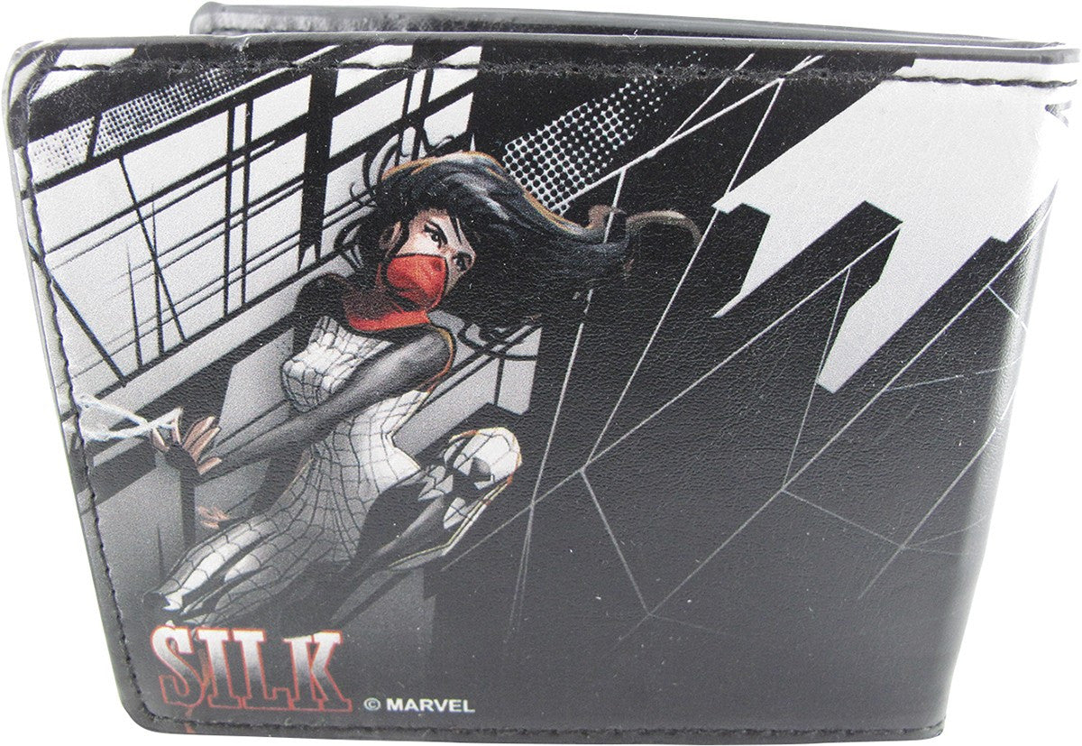 Silk Pose Red Web Wallet