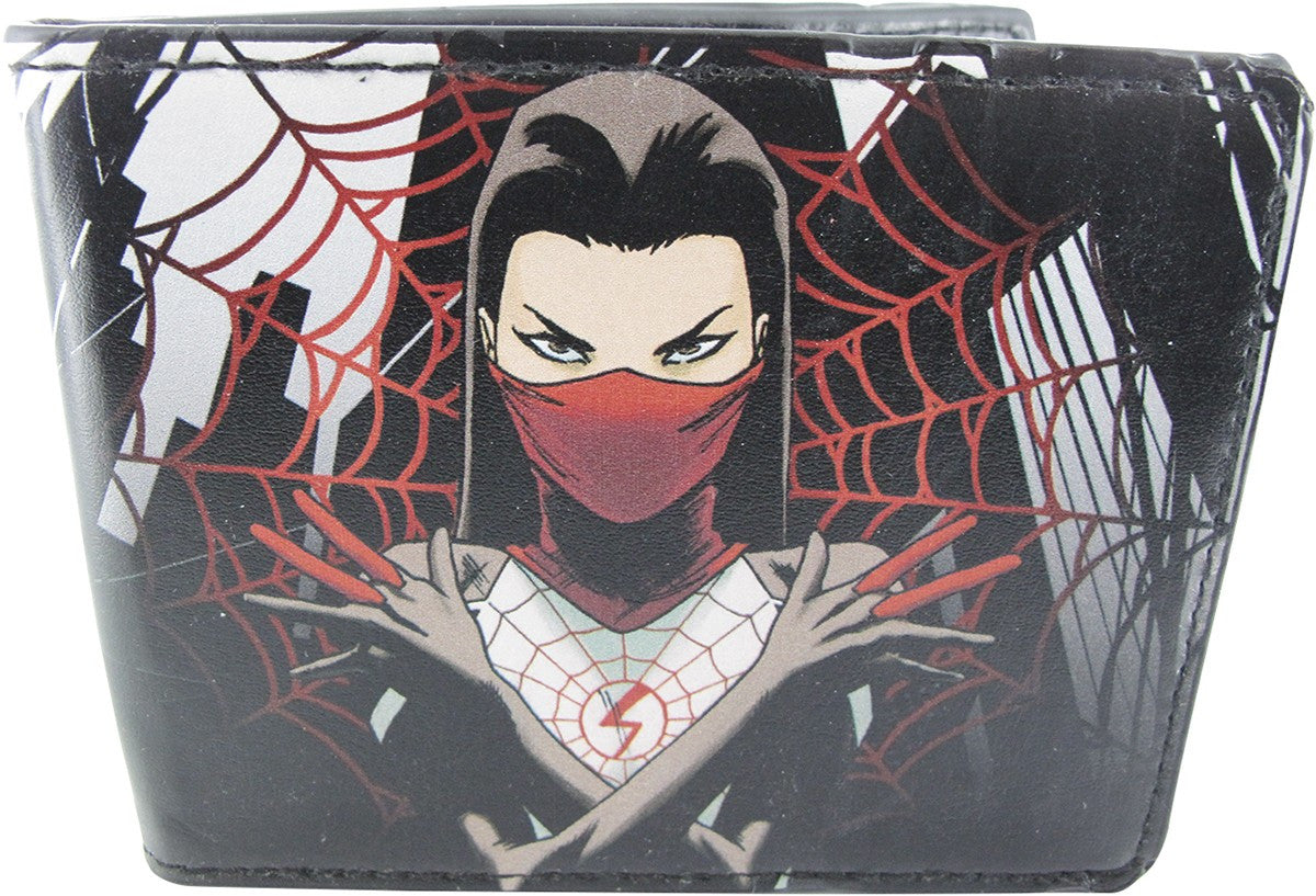 Silk Pose Red Web Wallet