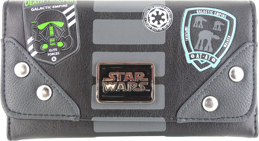 Star Command Wallet Star Wars Galactic Emblems Tri-Fold Clutch Wallet – Stylin Online