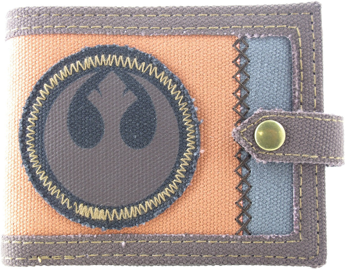 Star Wars Stitch Rebel Logo Canvas Bi-Fold Wallet