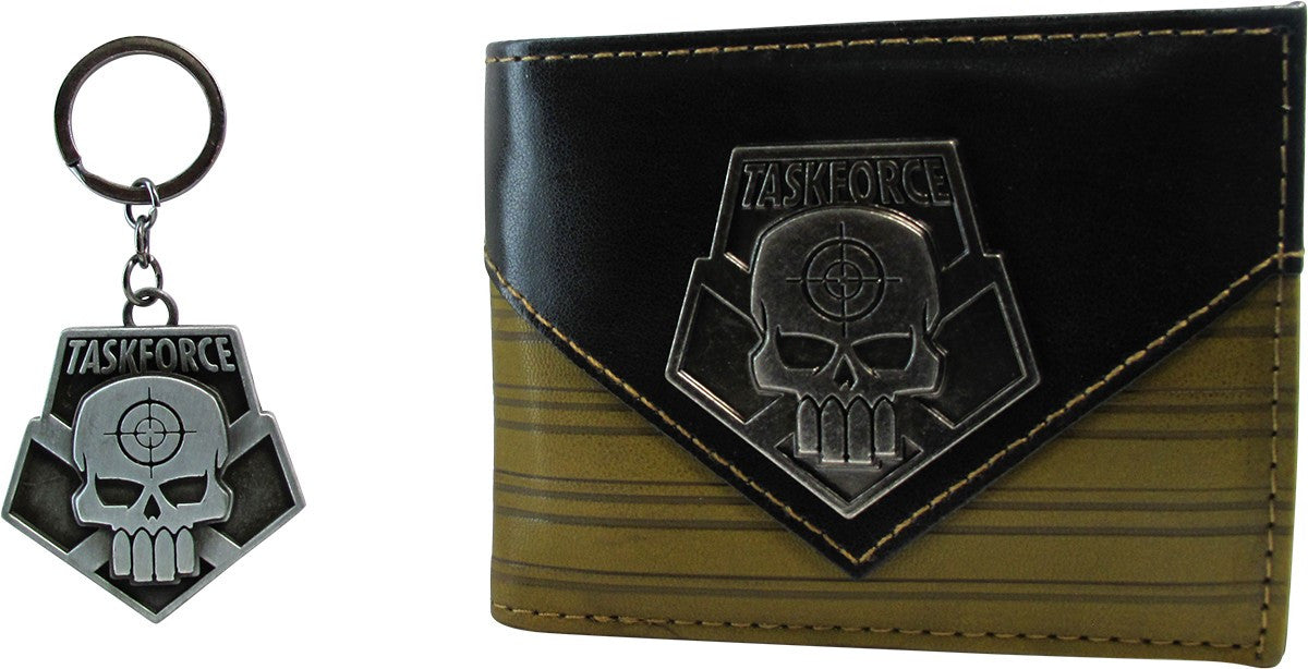 Suicide Squad Taskforce Keychain and Wallet Set