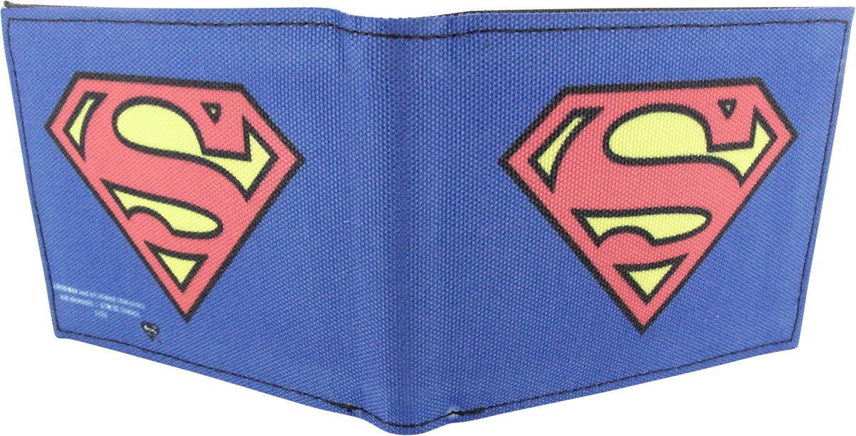 Superman Logo Shield Bi-Fold Wallet