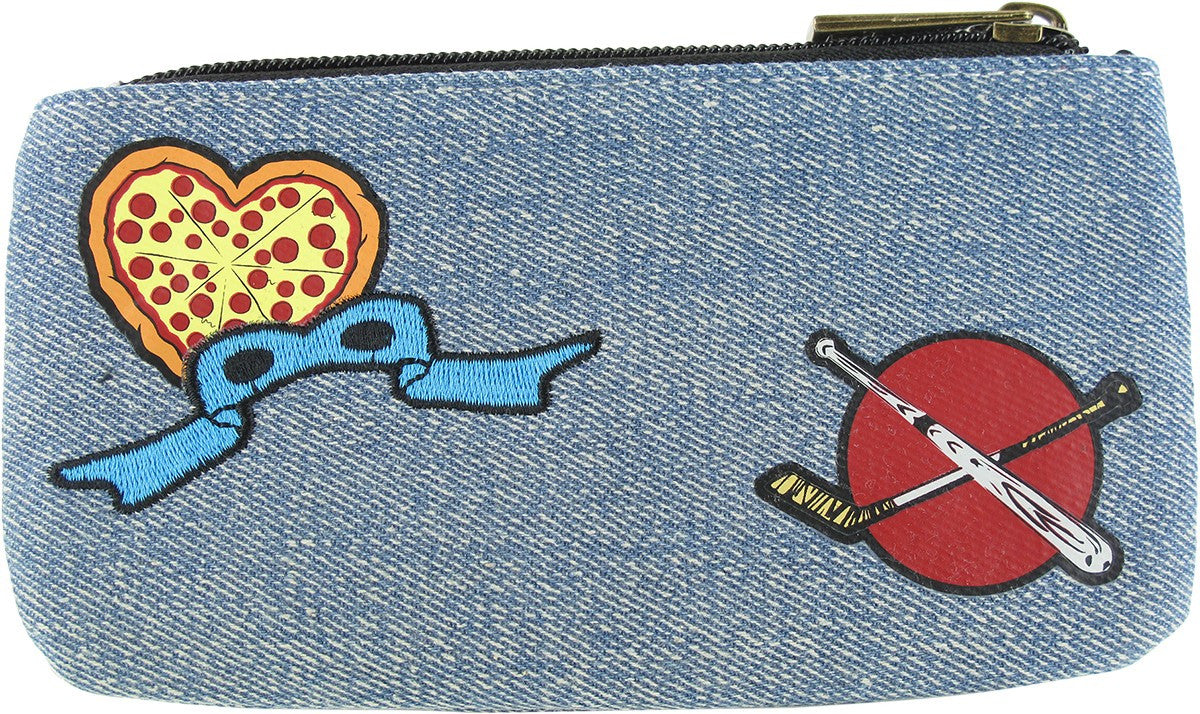 Ninja Turtles Casey Jones Zipper Clutch Wallet