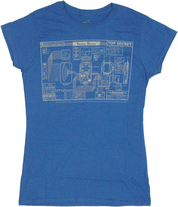 Warehouse 13 Blueprint Baby Tee