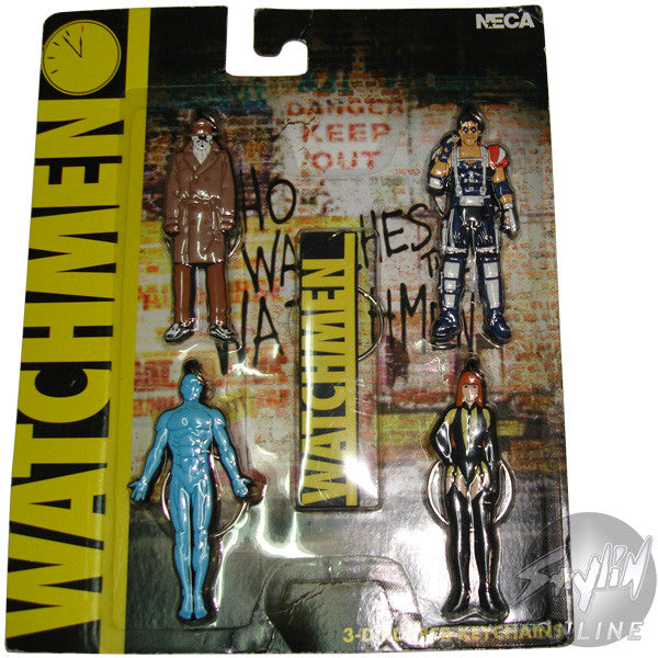 Watchmen Characters Keychain Set