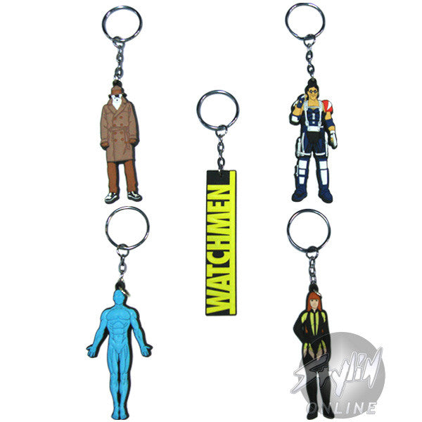 Watchmen Characters Keychain Set