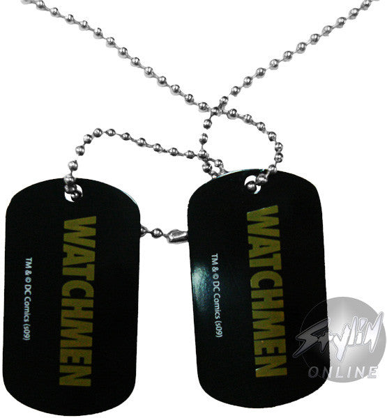 Watchmen Clock Dog Tags