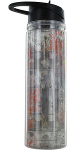 Harley Quinn Glitter Name Tritan Water Bottle