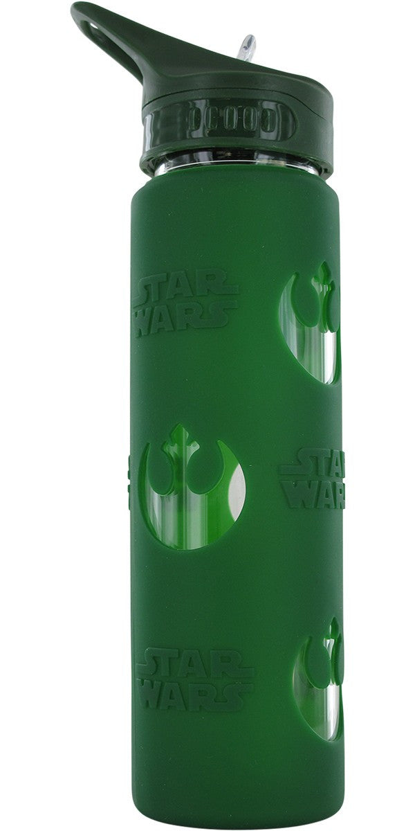 Star Wars Rebel Logo Glass Water Bottle