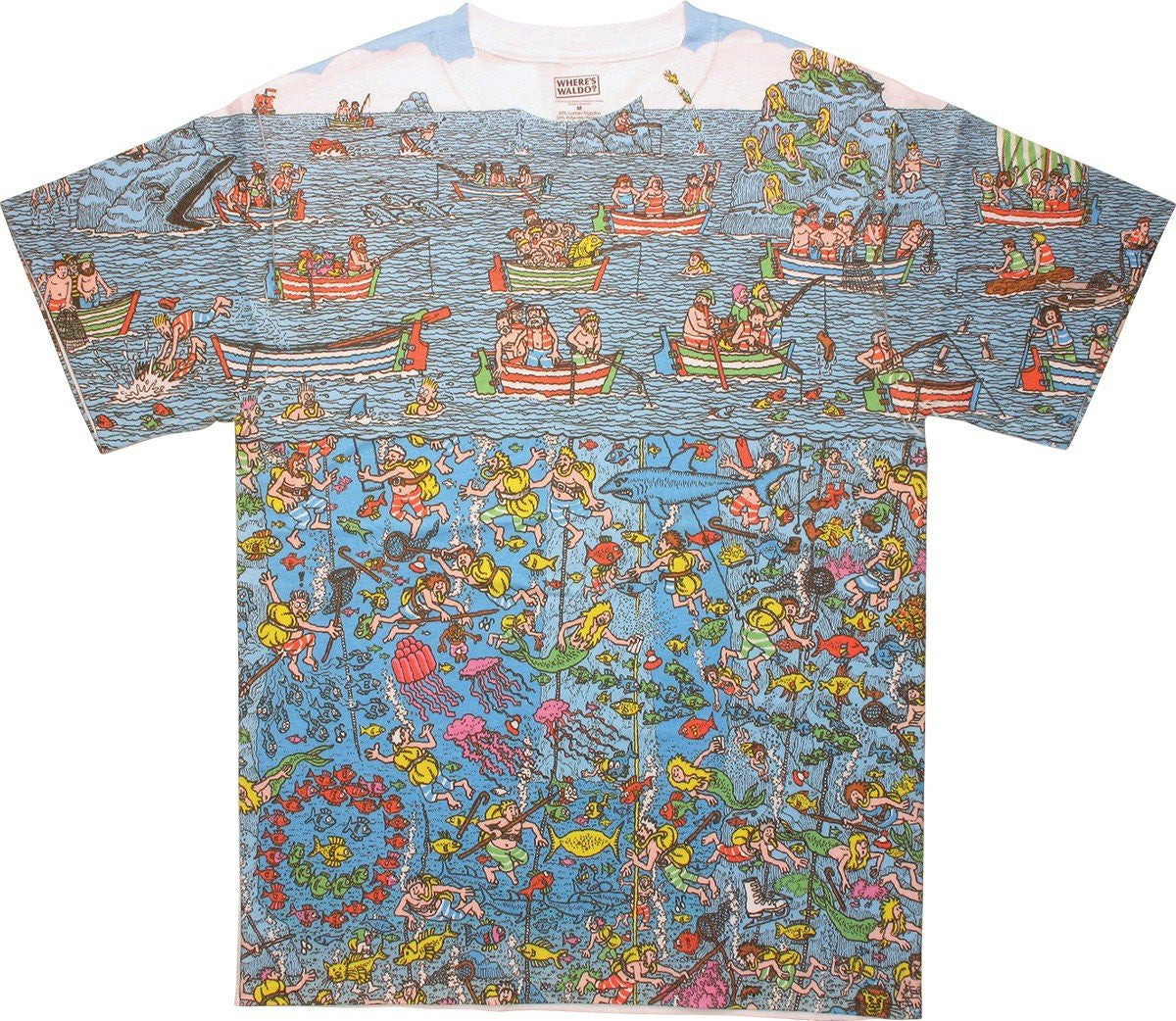 Where's Waldo Sea Divers Sublimated T Shirt Sheer