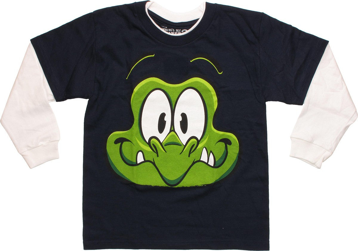 Where's My Water Happy Gator Long Sleeve Juvenile T Shirt