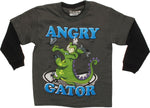 Where's My Water Mad Gator Long Sleeve Juvenile T Shirt