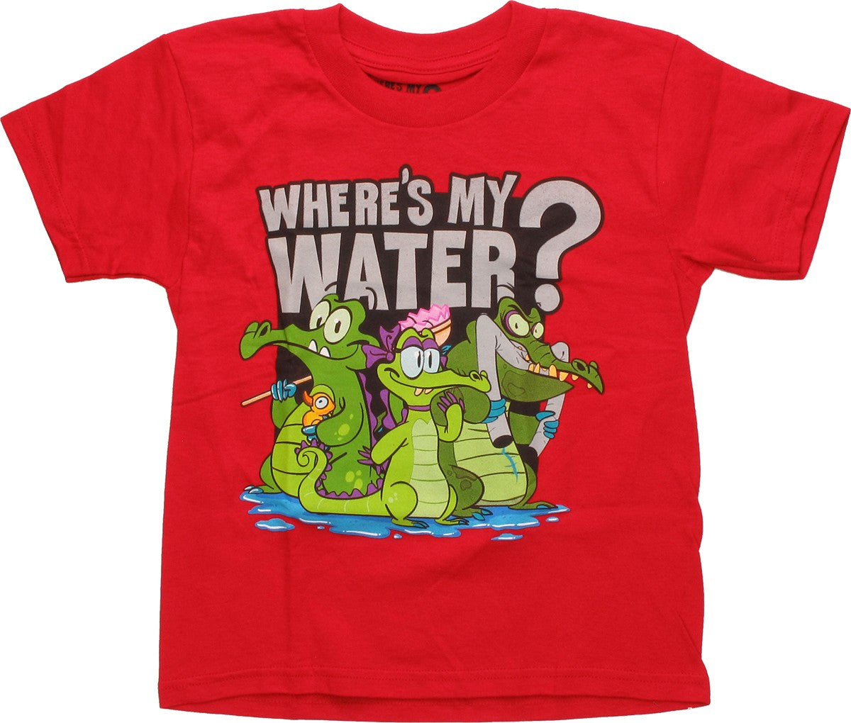 Where's My Water Watery Group Juvenile T Shirt
