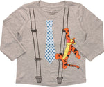 Winnie the Pooh Tigger Suspenders LS Toddler Shirt