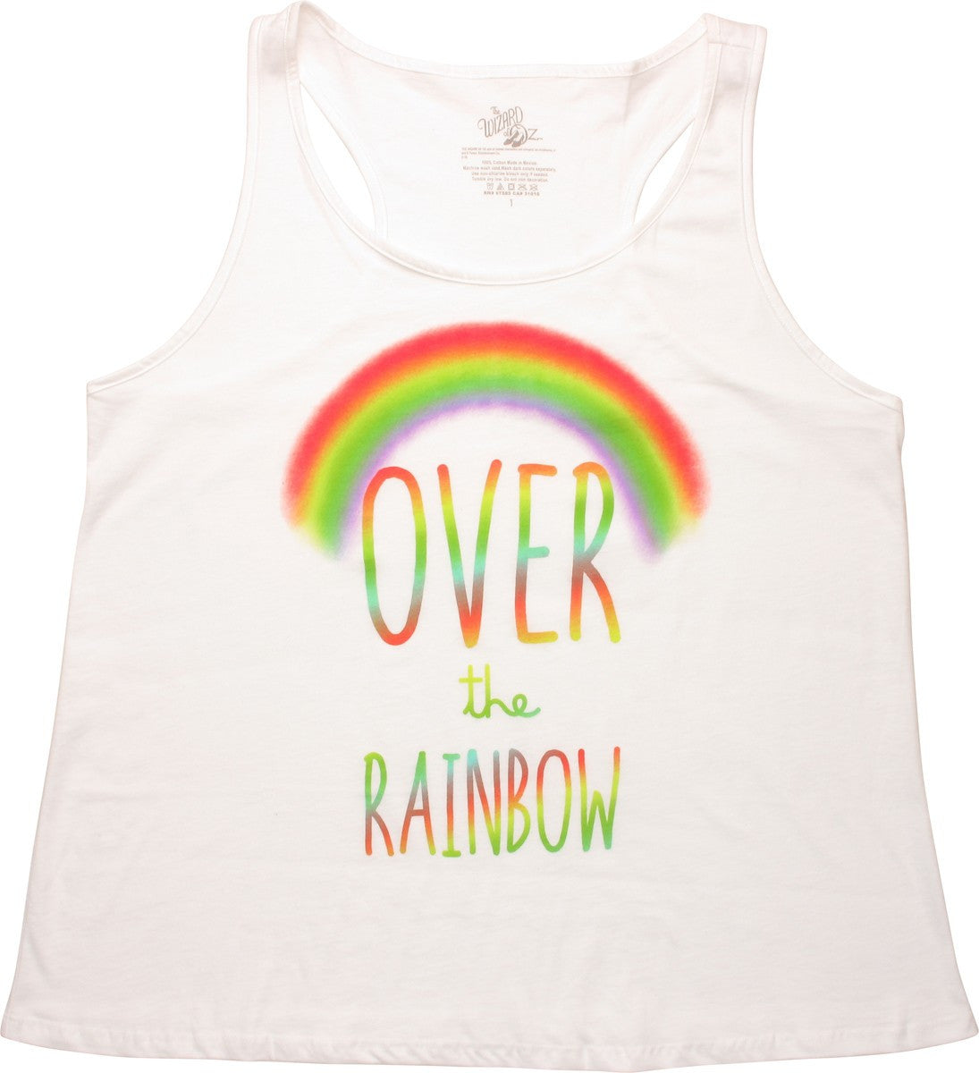 Wizard of Oz Over The Rainbow Junior Tank Top