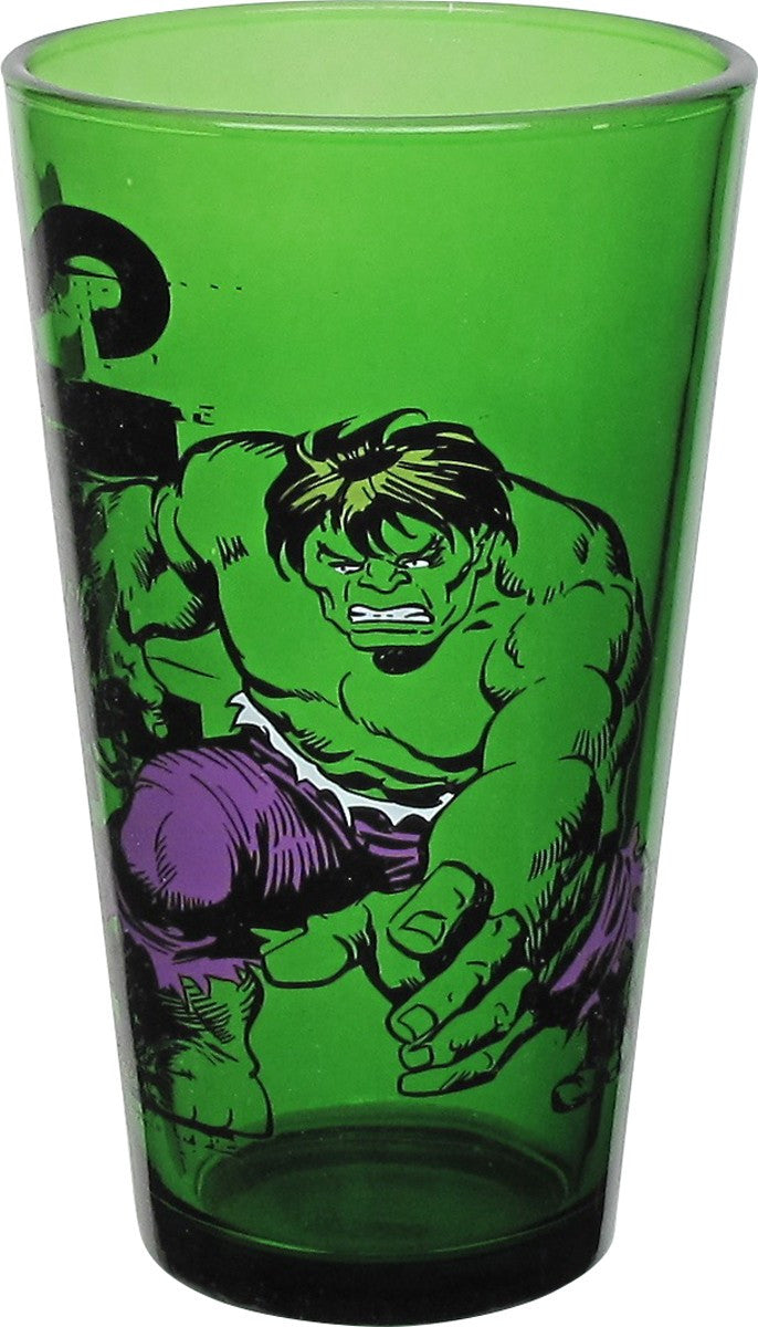 Wolverine and Incredible Hulk Pint Glass Set