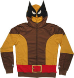 Wolverine Brown Costume Hoodie
