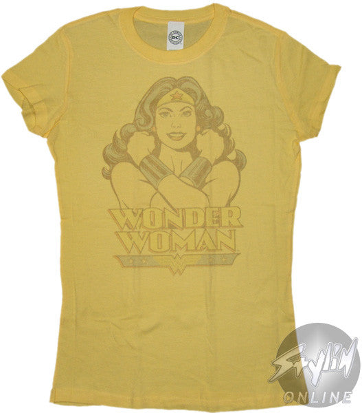 Wonder Woman Bracelets Cross Baby Tee