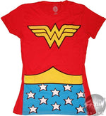 Wonder Woman Costume Juniors T-Shirt