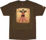 Wonder Woman Golden Ratio T Shirt