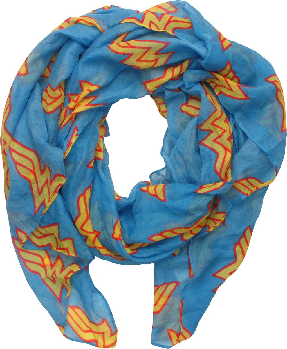 Wonder Woman Logo Jumble Scarf