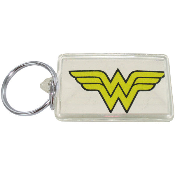 Wonder Woman Logo Lucite Keychain
