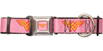 Wonder Woman Logo Pink Pet Collar
