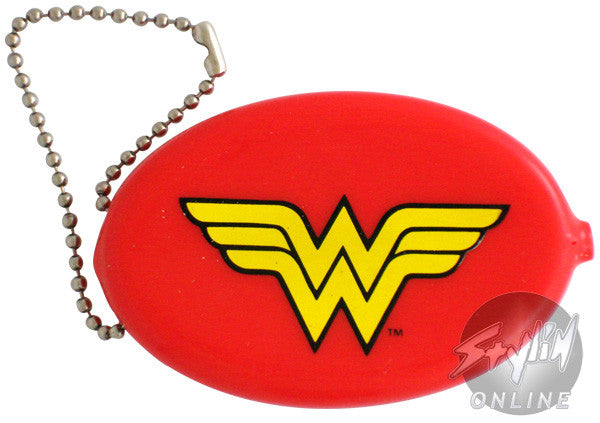 Wonder Woman Logo Rubber Coin Purse