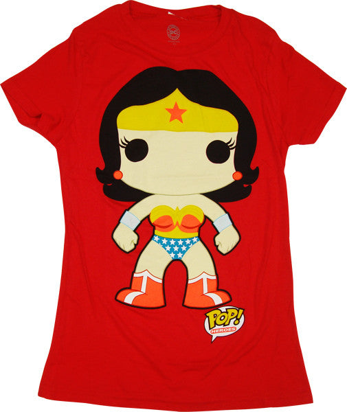Wonder Woman Pop Heroes Baby Tee