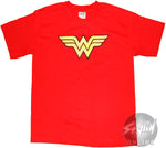 Wonder Woman Symbol Distressed Youth T-Shirt
