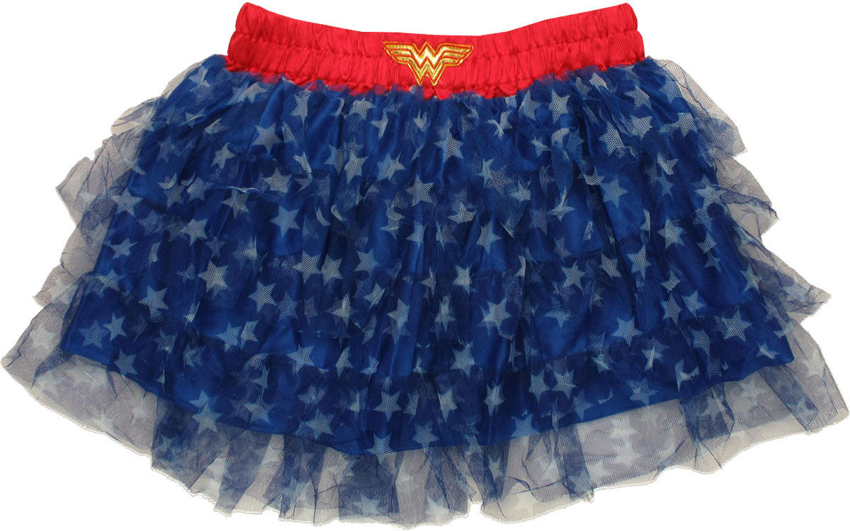 Wonder Woman Tiered Tutu Skirt