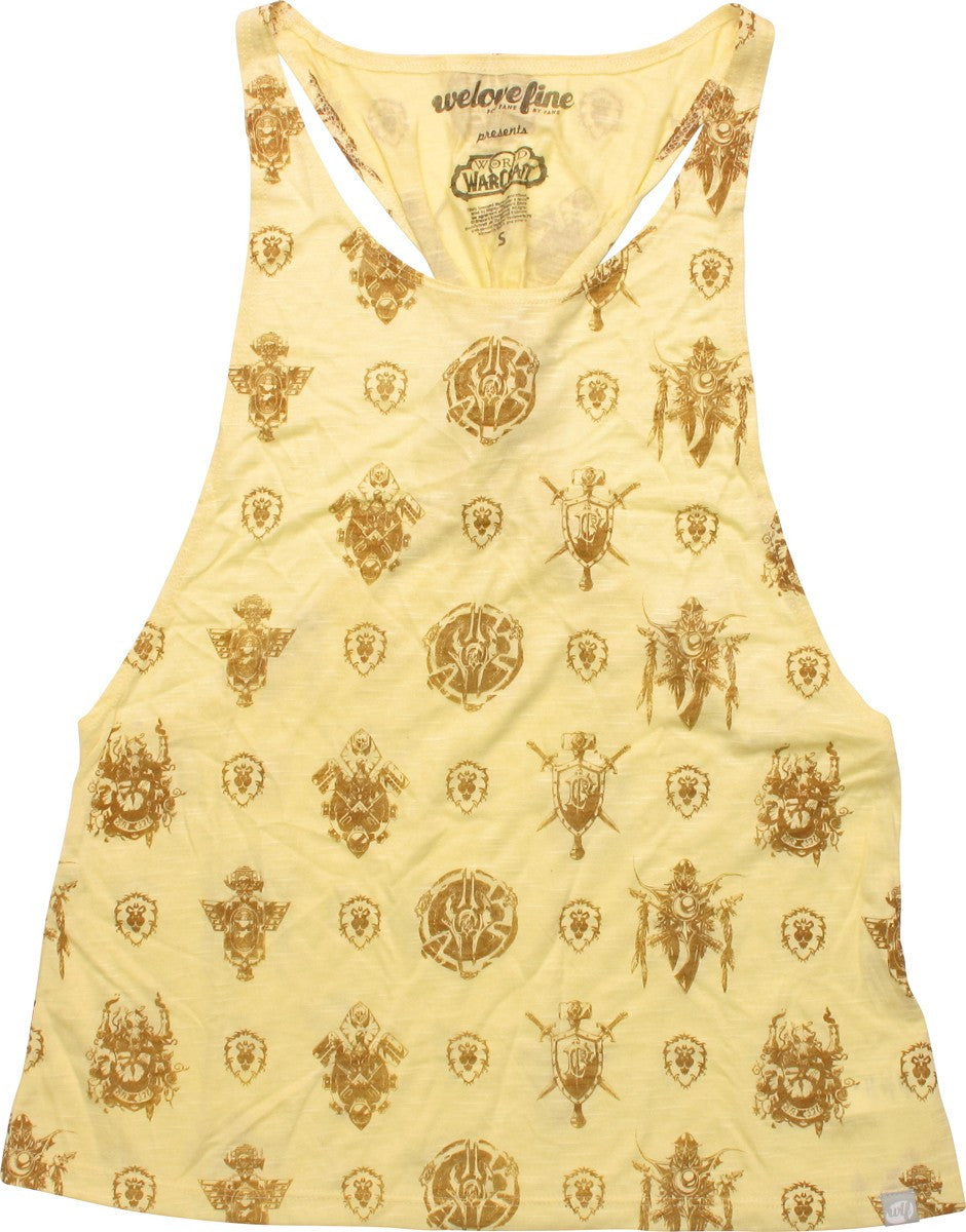 World of Warcraft Alliance Twist Tank Juniors Tee