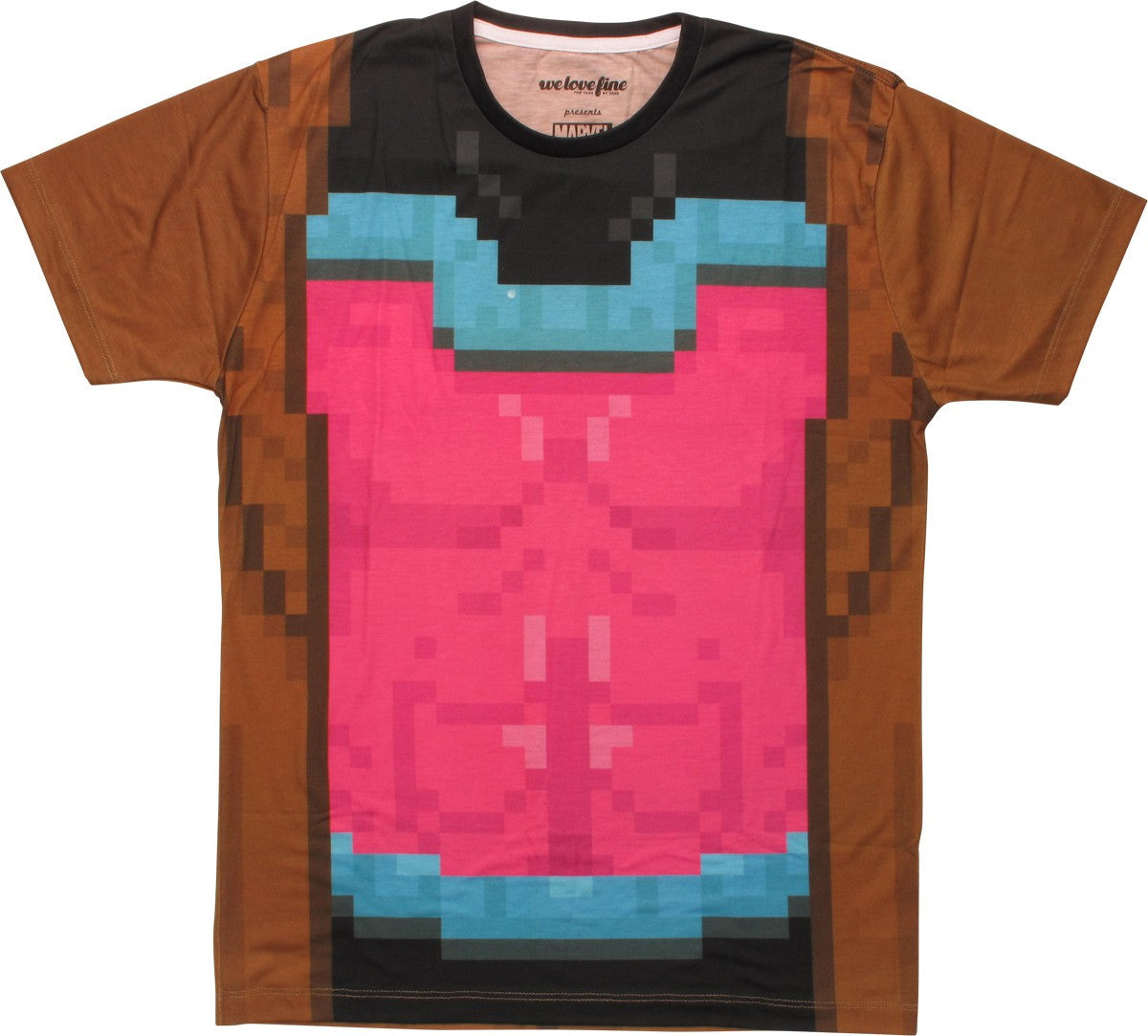 X Men Gambit Pixel Suit Sublimated T-Shirt