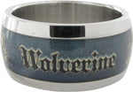 X Men Wolverine Name Face Blue Ring