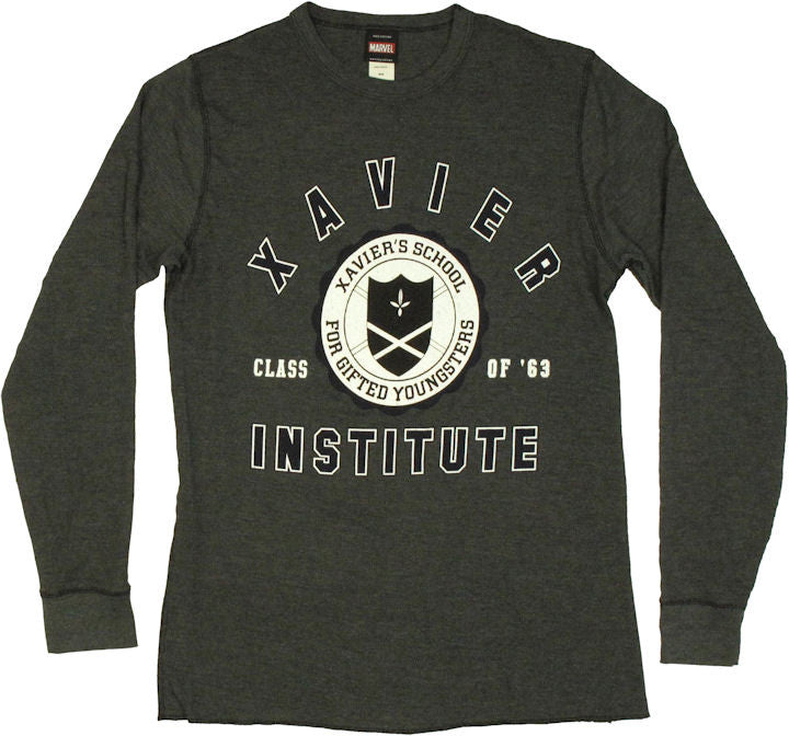 X Men Xavier Institute Thermal Long Sleeve T Shirt