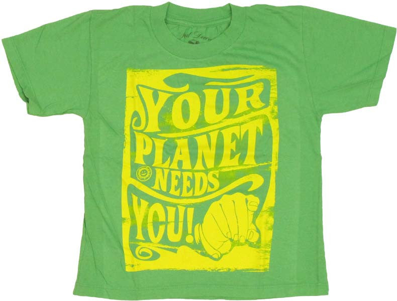 Your Planet Needs You Juvenile T Shirt