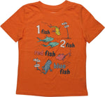Dr Seuss One Fish Near Far Youth T-Shirt