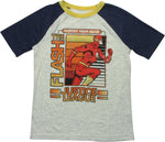 Flash Fastest Man Raglan Youth T-Shirt