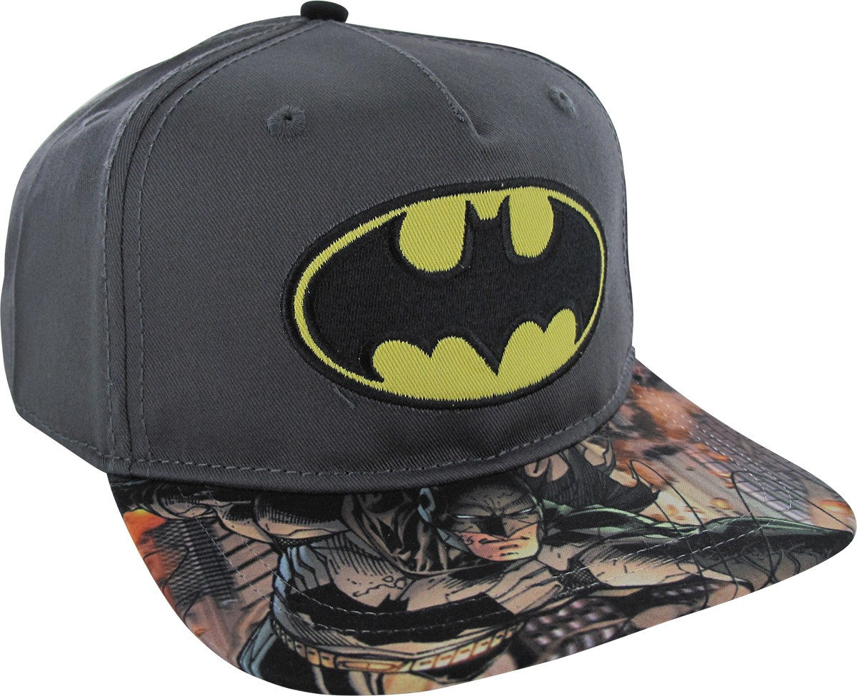 Batman Logo Sublimated Bill Snapback Youth Hat