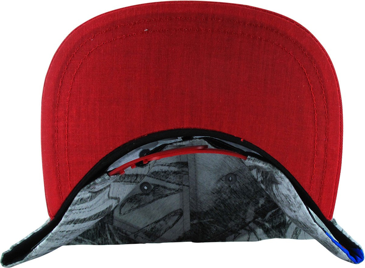 Superman Sketch Gray Red Bill Snapback Youth Hat