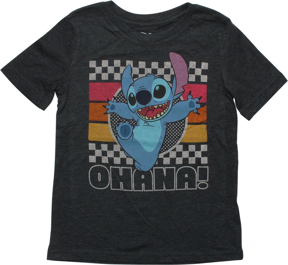 Lilo And Stitch Ohana Checker Youth T-Shirt