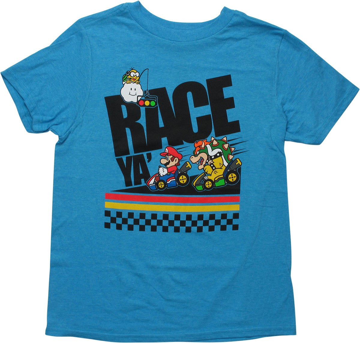 Mario Kart Race Ya Bowser Youth T-Shirt