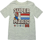 Mario Stars Stripes 85 Run Youth T-Shirt