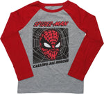 Spiderman Calling All Heroes LS Youth T-Shirt