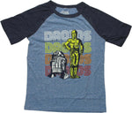 Star Wars Droids Duo Raglan Youth T-Shirt