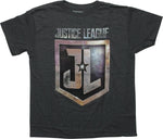 Justice League Movie Name and Logo Youth T-Shirt