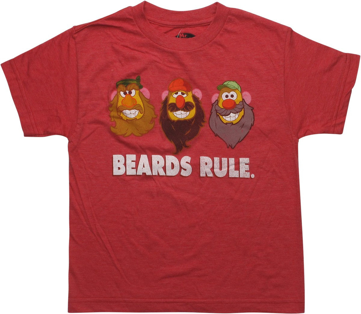 Mr Potato Head Beards Rule Youth T-Shirt
