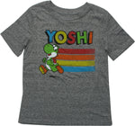 Nintendo Mario Yoshi Rainbow Bars Youth T-Shirt