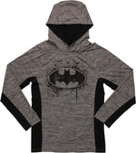 Batman Logo Hooded Long Sleeve Youth T-Shirt